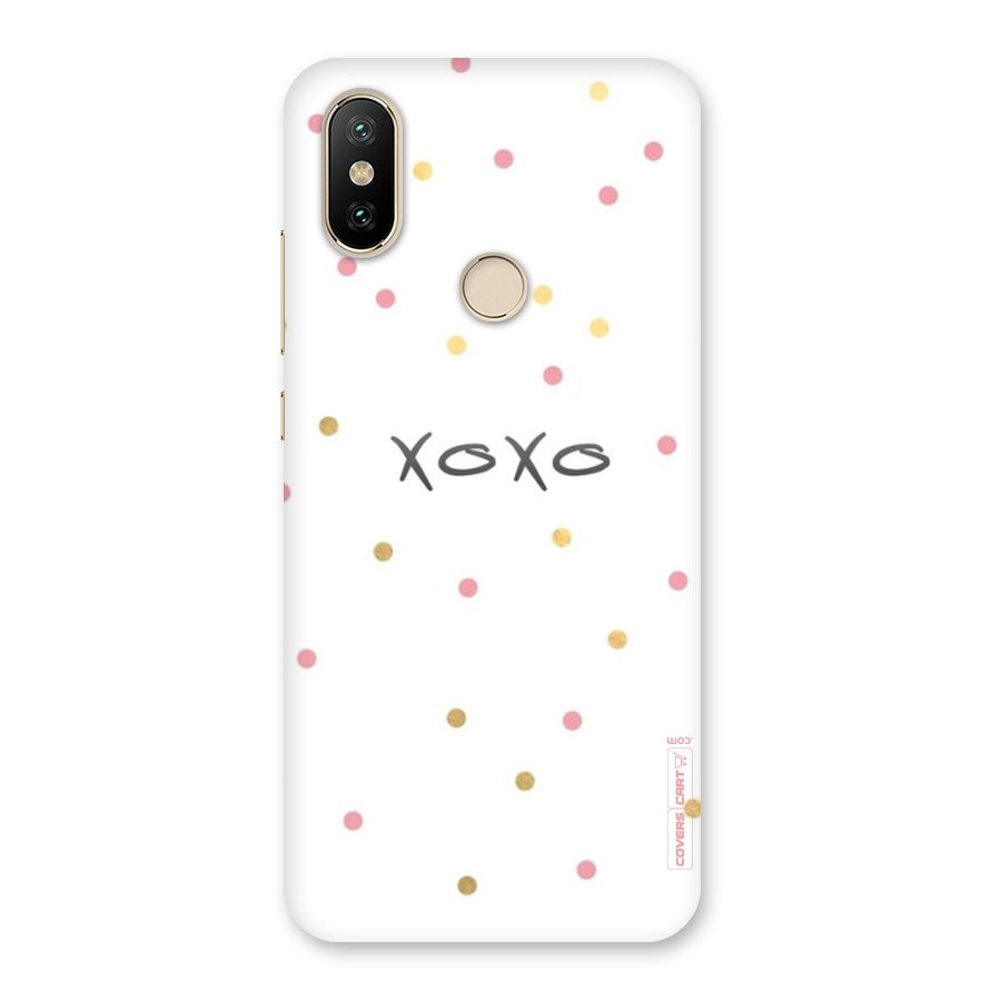 Polka Hugs Back Case for Mi A2