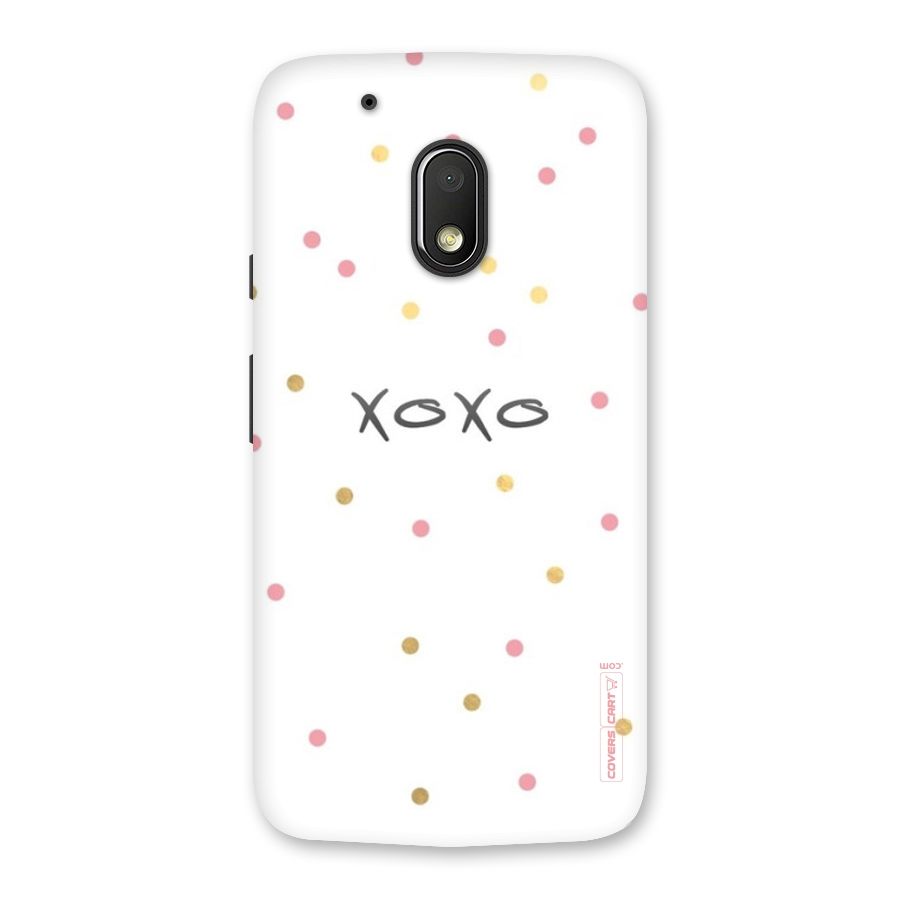 Polka Hugs Back Case for Moto G4 Play