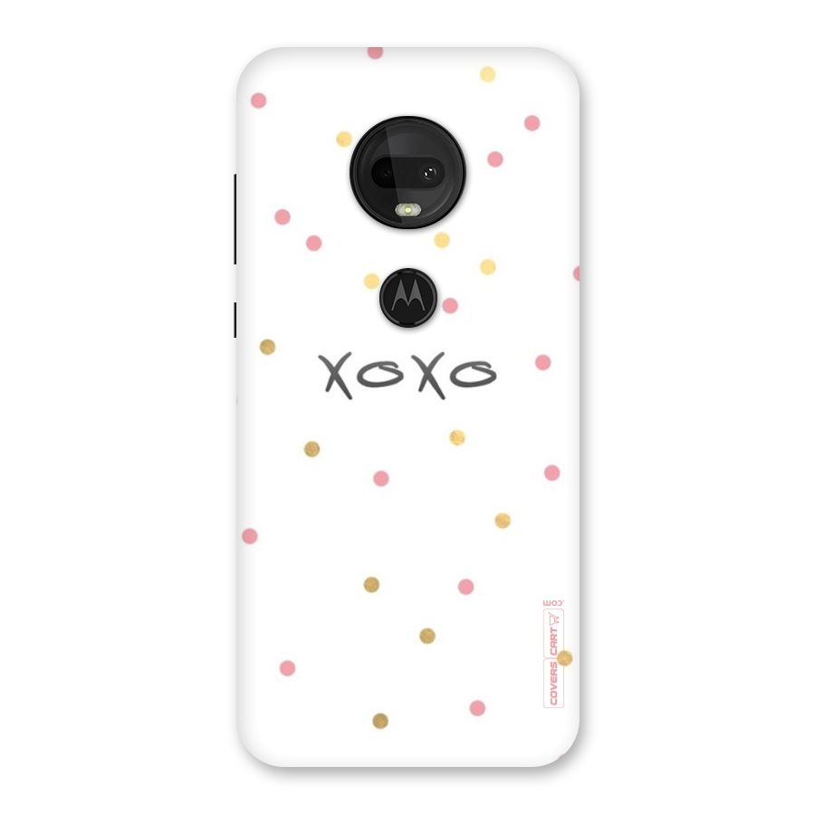 Polka Hugs Back Case for Moto G7