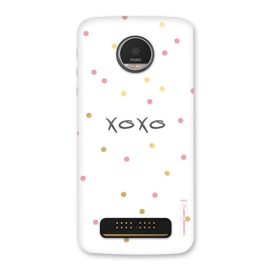 Polka Hugs Back Case for Moto Z Play