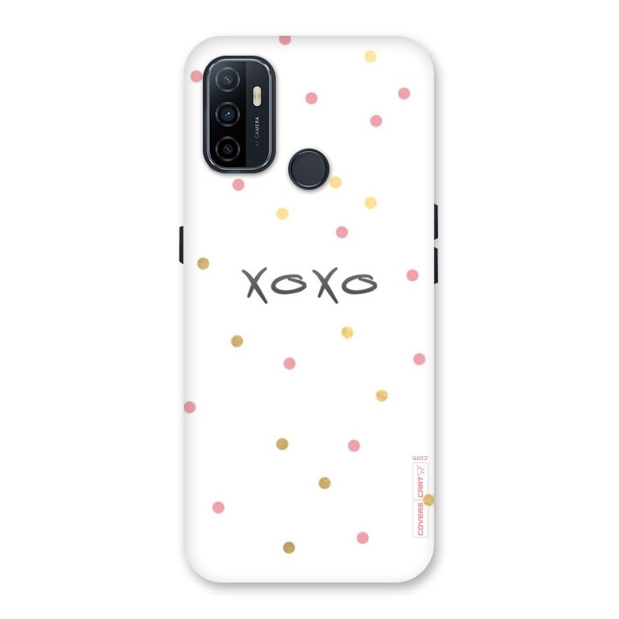 Polka Hugs Back Case for Oppo A32