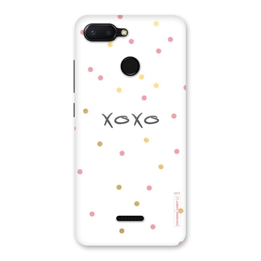Polka Hugs Back Case for Redmi 6