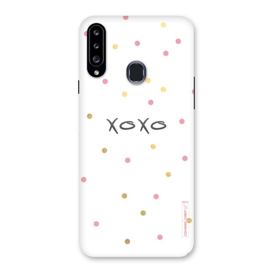 Polka Hugs Back Case for Samsung Galaxy A20s