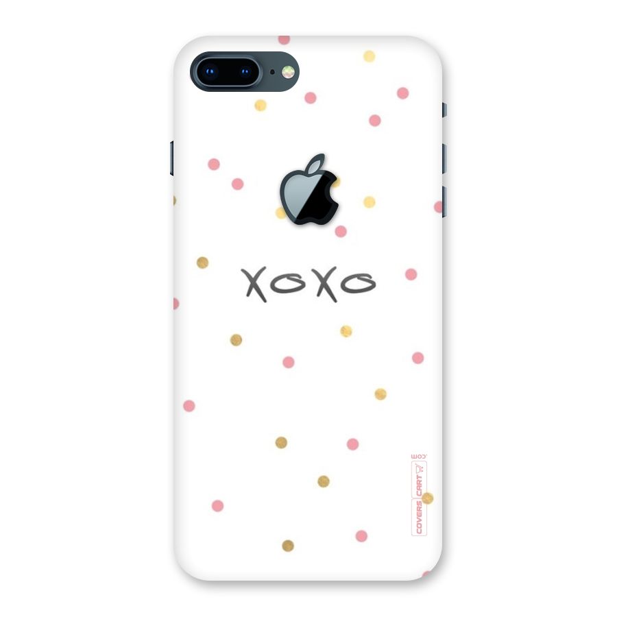 Polka Hugs Back Case for iPhone 7 Plus Apple Cut