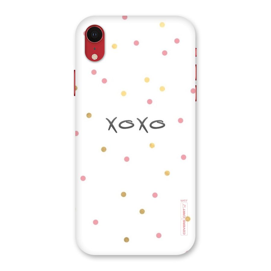 Polka Hugs Back Case for iPhone XR