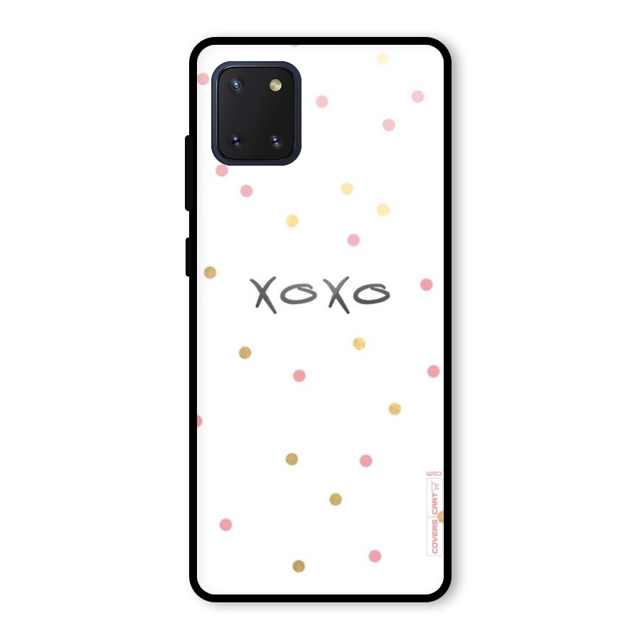 Polka Hugs Glass Back Case for Galaxy Note 10 Lite