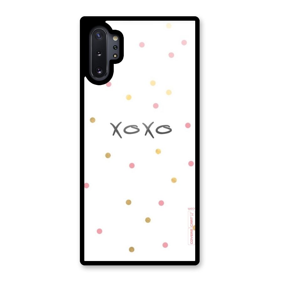 Polka Hugs Glass Back Case for Galaxy Note 10 Plus
