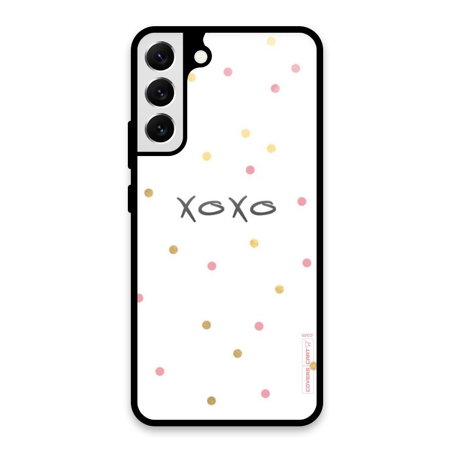 Polka Hugs Glass Back Case for Galaxy S22 Plus 5G