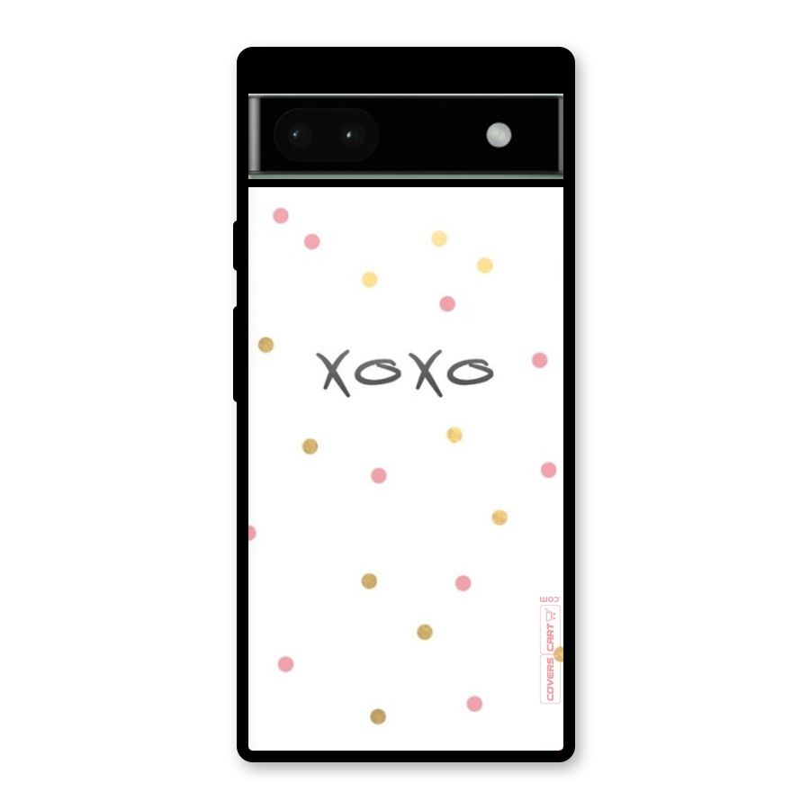 Polka Hugs Glass Back Case for Google Pixel 6a