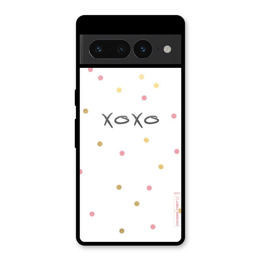 Polka Hugs Glass Back Case for Google Pixel 7 Pro