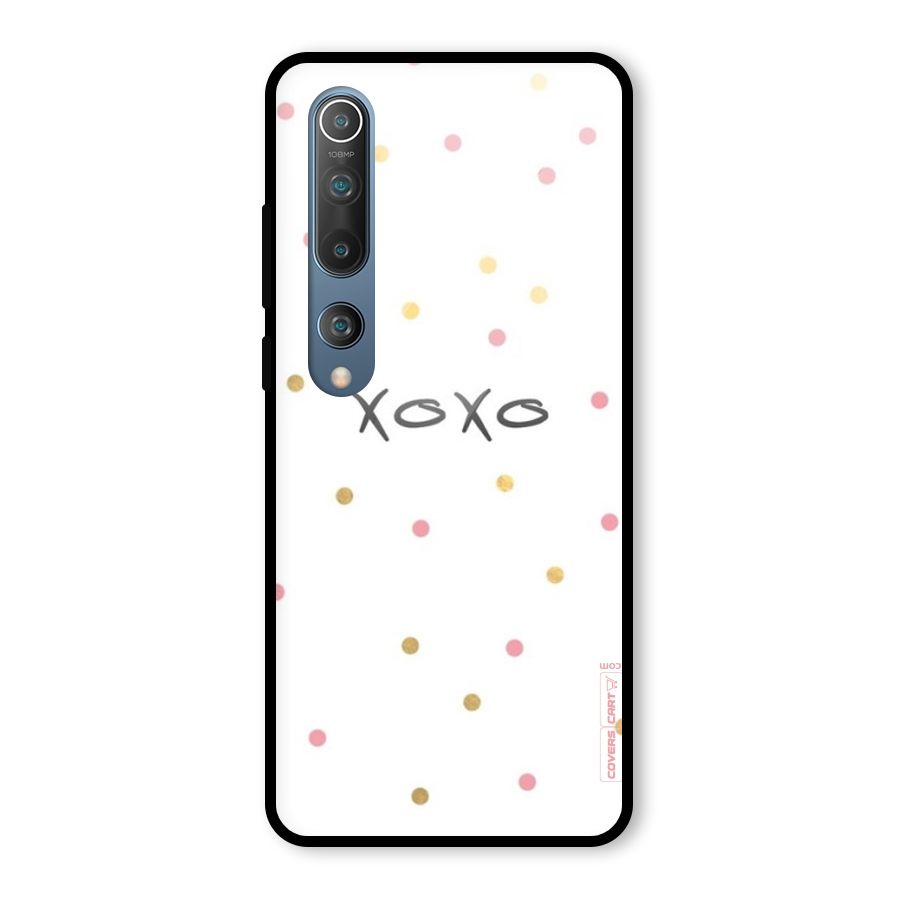 Polka Hugs Glass Back Case for Mi 10