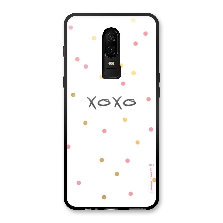 Polka Hugs Glass Back Case for OnePlus 6