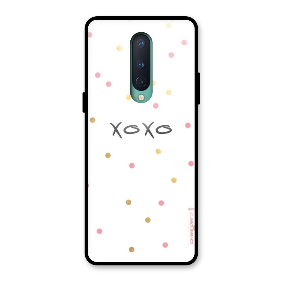 Polka Hugs Glass Back Case for OnePlus 8