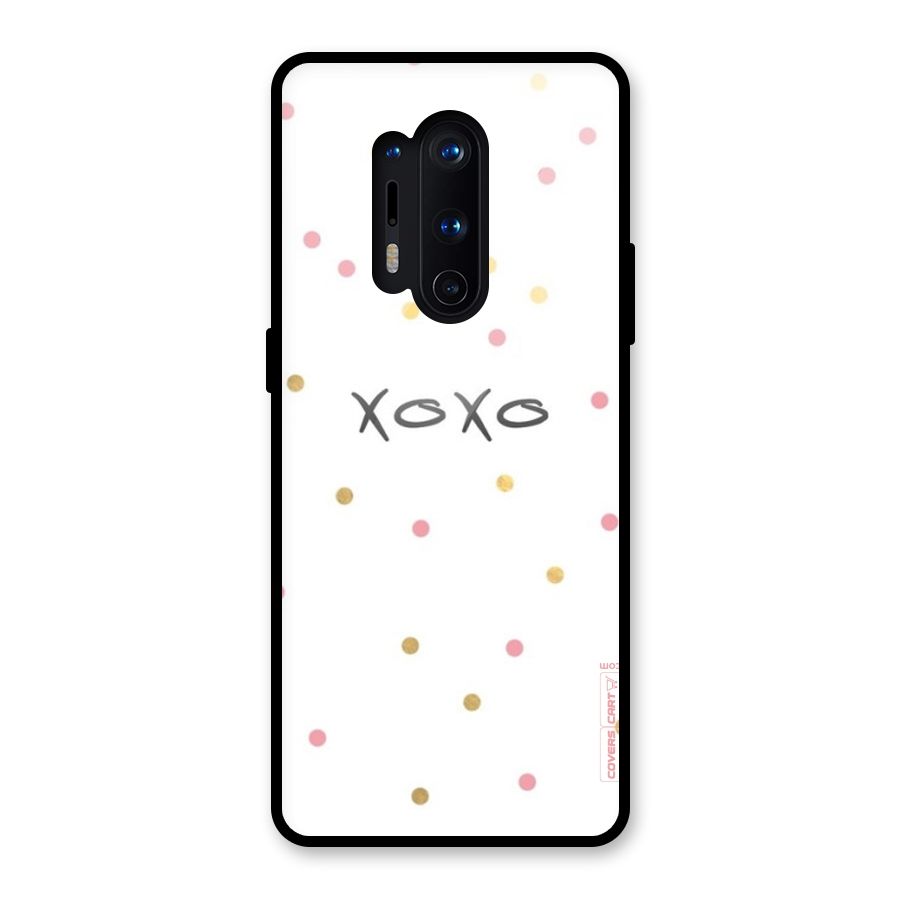 Polka Hugs Glass Back Case for OnePlus 8 Pro