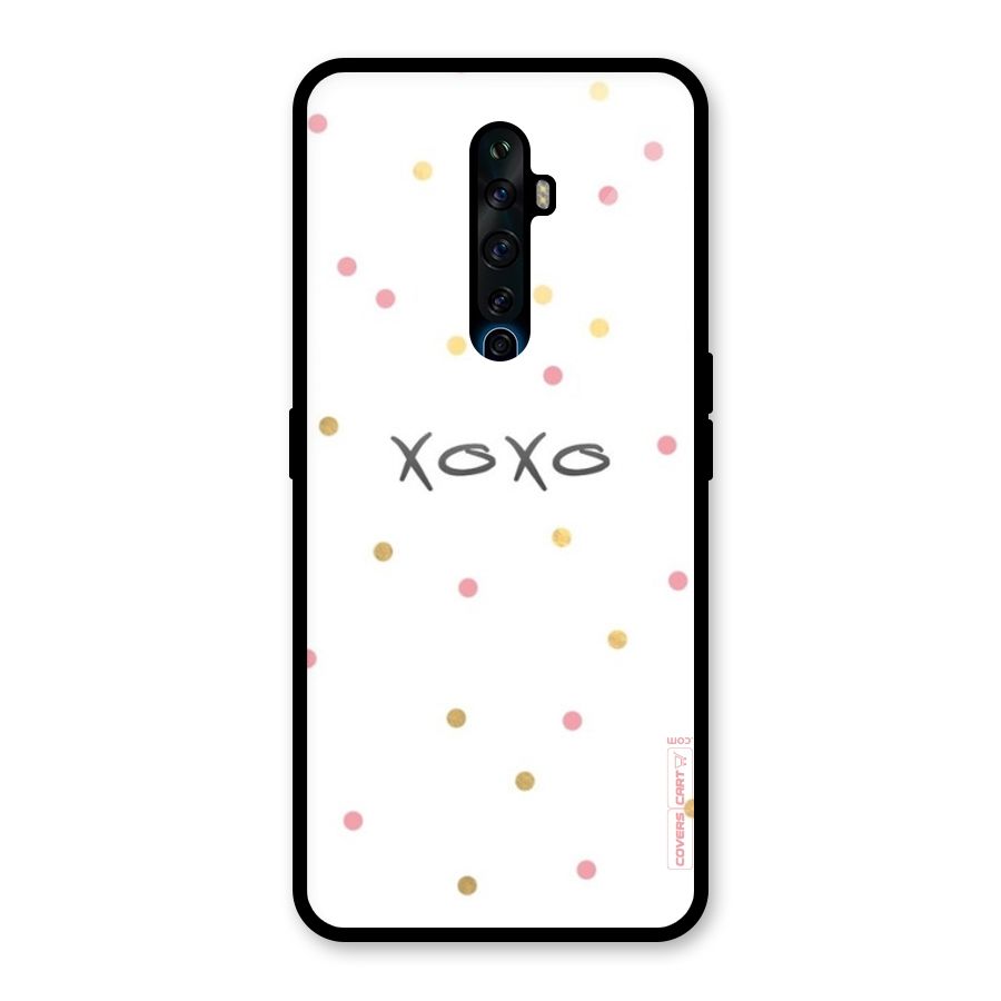 Polka Hugs Glass Back Case for Oppo Reno2 F