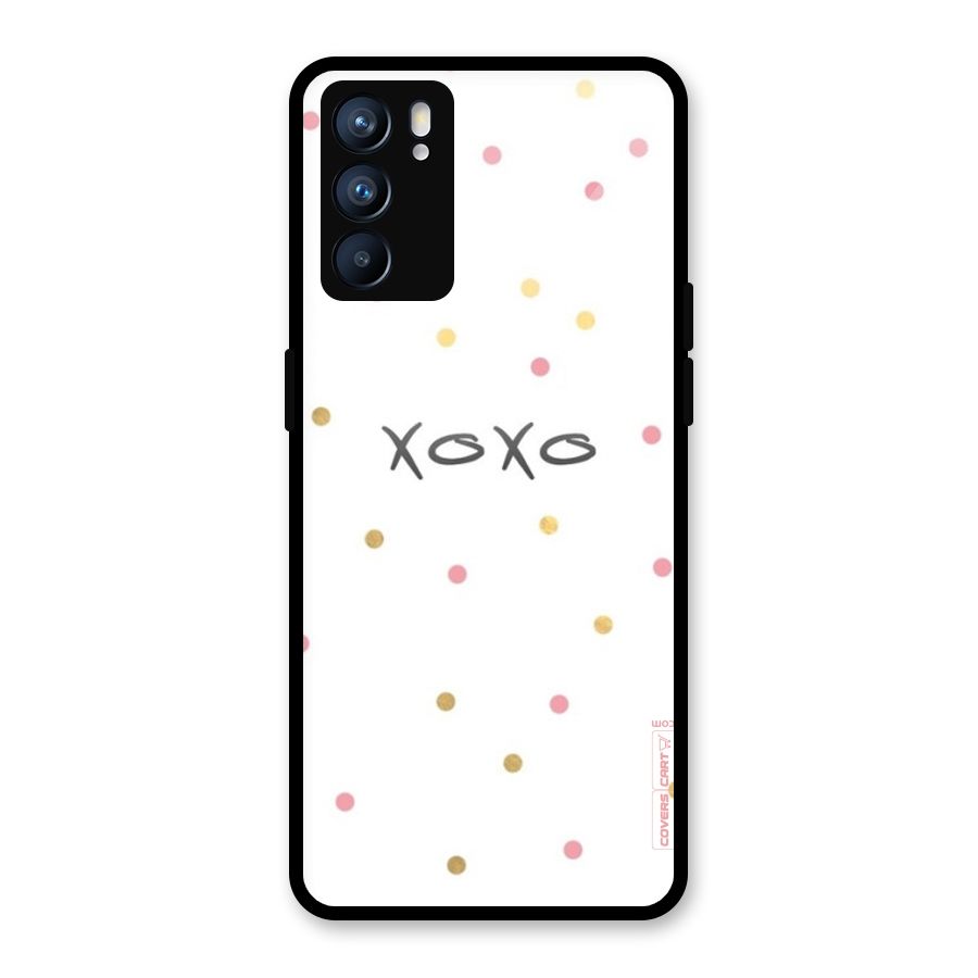 Polka Hugs Glass Back Case for Oppo Reno6 5G