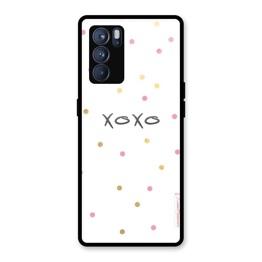 Polka Hugs Glass Back Case for Oppo Reno6 Pro 5G