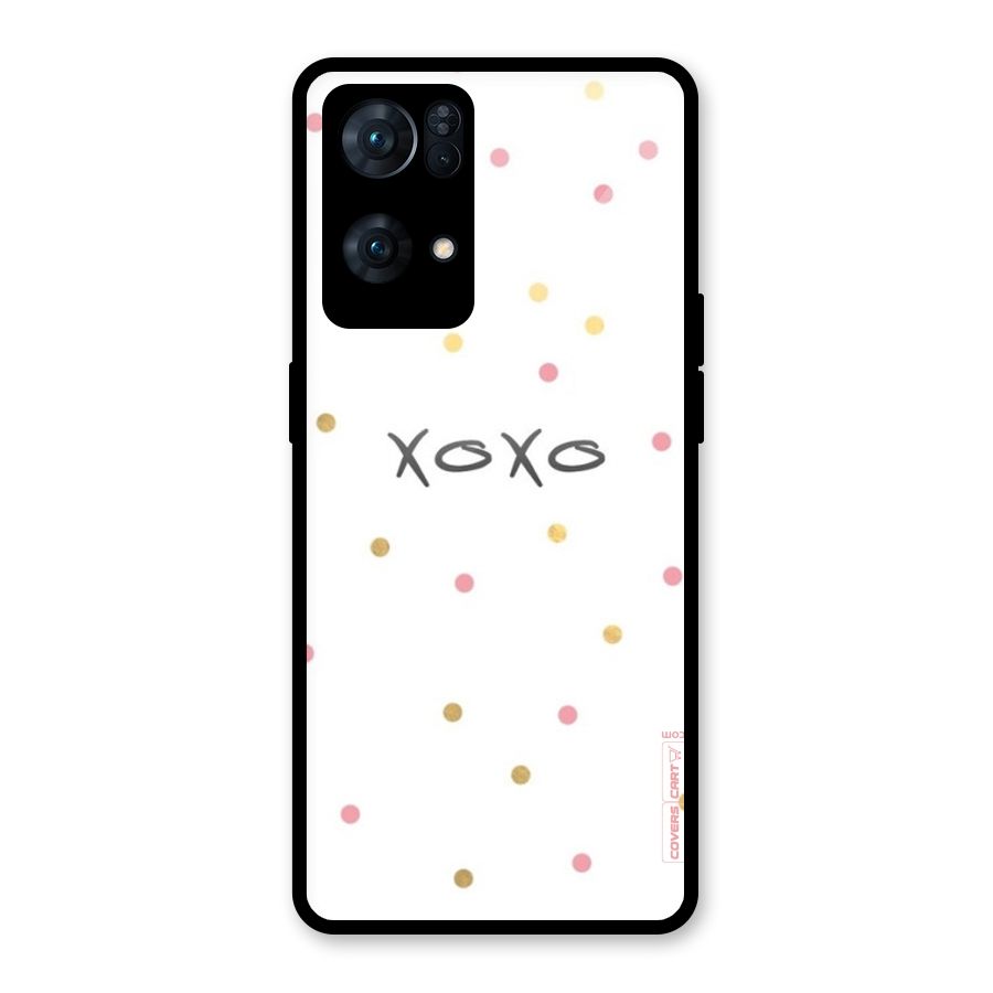 Polka Hugs Glass Back Case for Oppo Reno7 Pro 5G