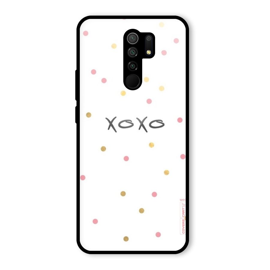 Polka Hugs Glass Back Case for Poco M2