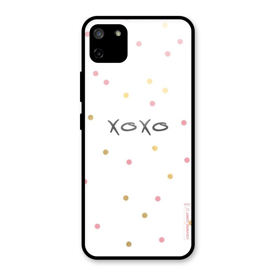 Polka Hugs Glass Back Case for Realme C11