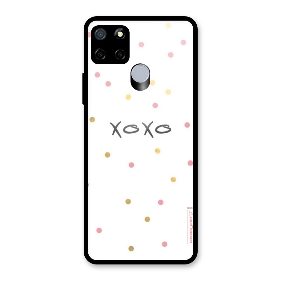 Polka Hugs Glass Back Case for Realme C12