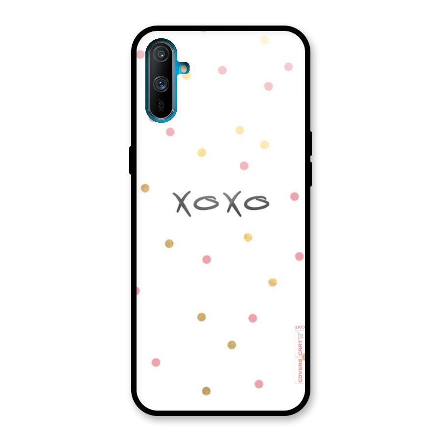 Polka Hugs Glass Back Case for Realme C3