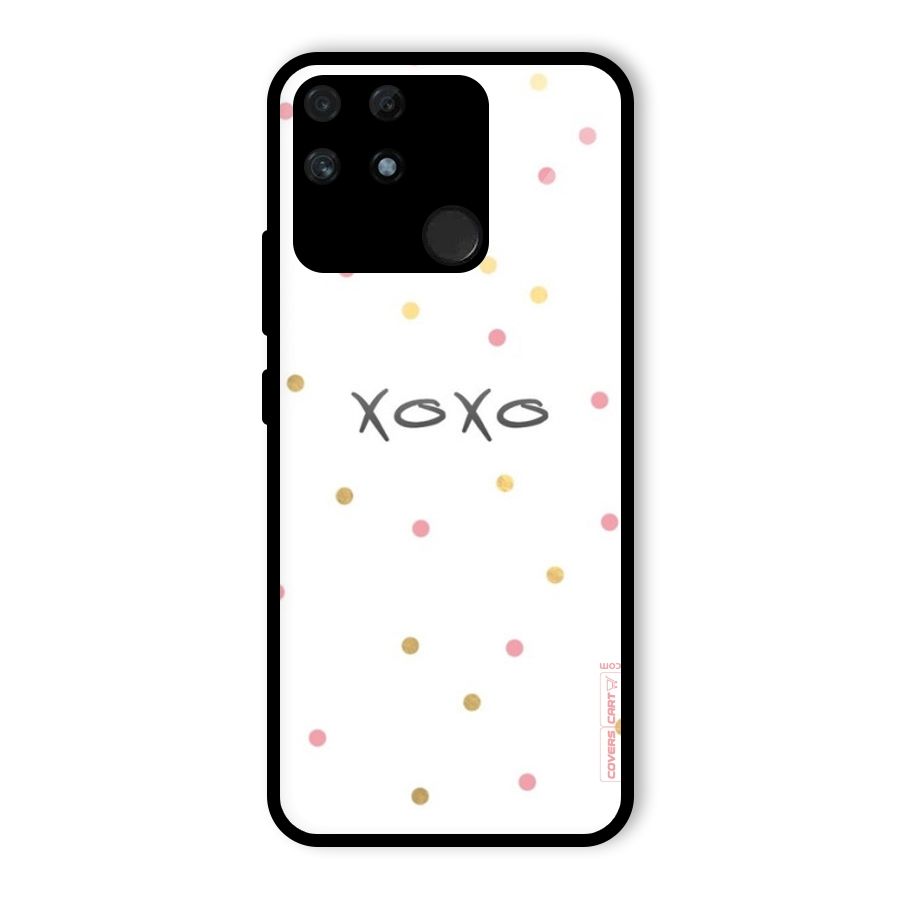 Polka Hugs Glass Back Case for Realme Narzo 50A