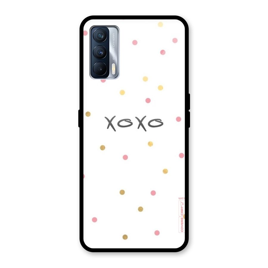 Polka Hugs Glass Back Case for Realme X7