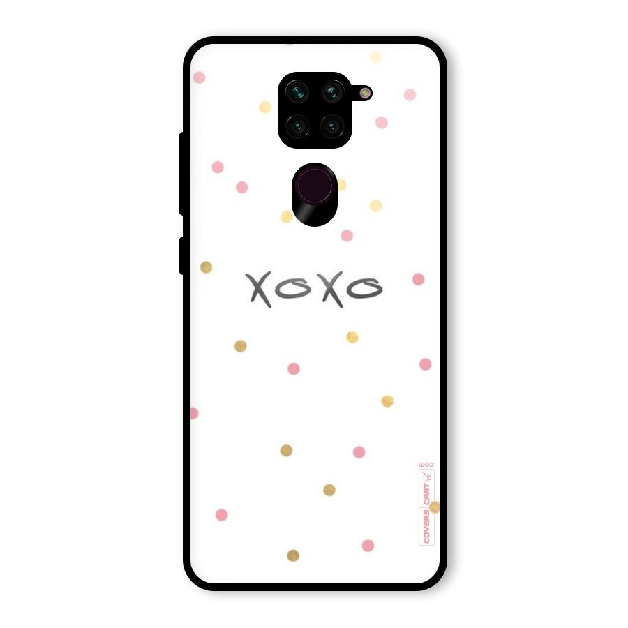 Polka Hugs Glass Back Case for Redmi Note 9