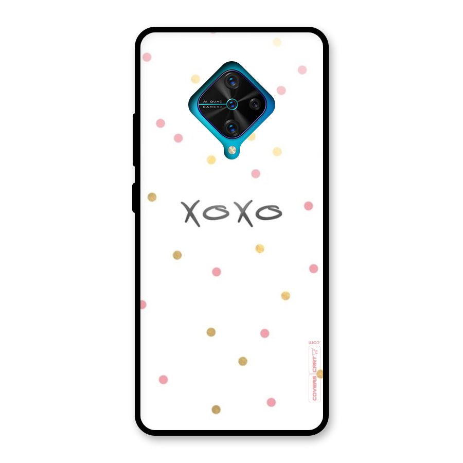 Polka Hugs Glass Back Case for Vivo S1 Pro