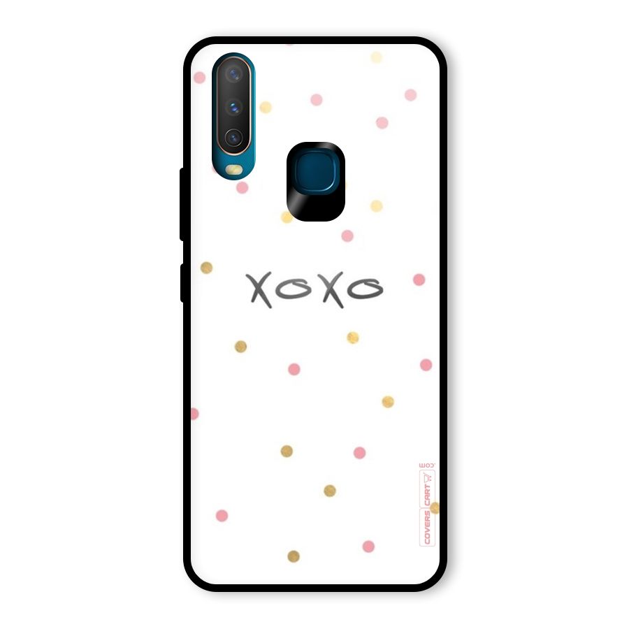 Polka Hugs Glass Back Case for Vivo U10
