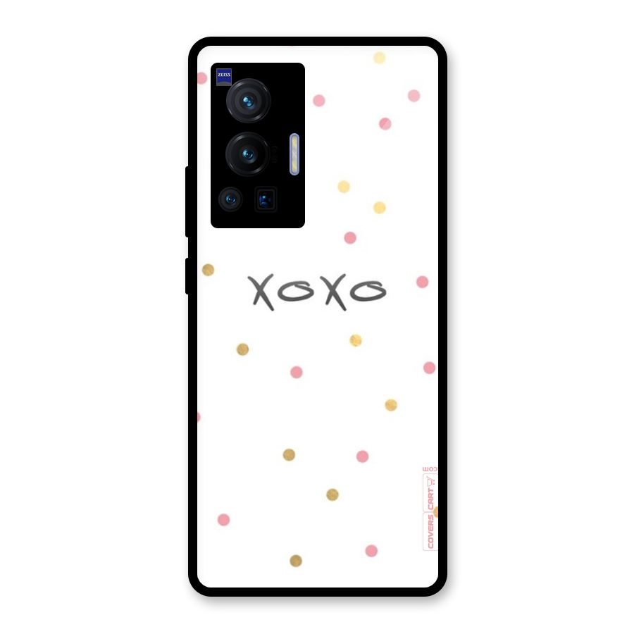 Polka Hugs Glass Back Case for Vivo X70 Pro