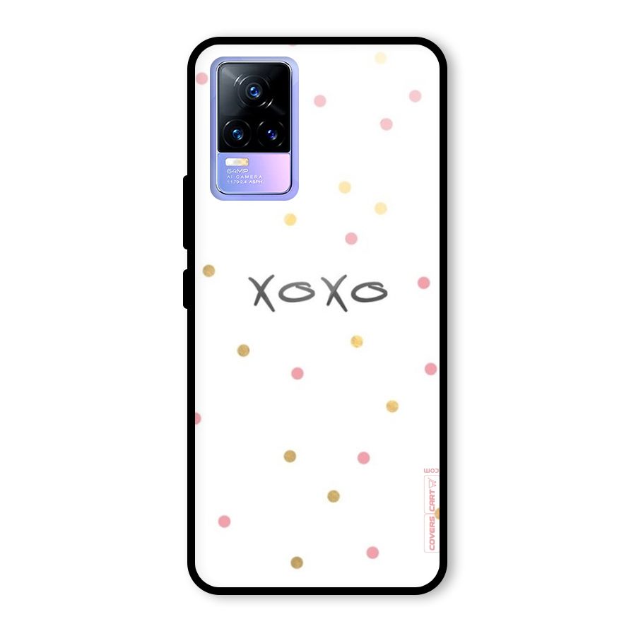 Polka Hugs Glass Back Case for Vivo Y73
