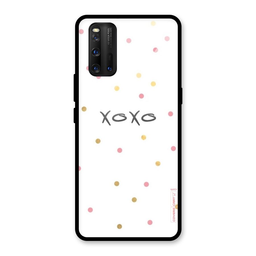 Polka Hugs Glass Back Case for Vivo iQOO 3