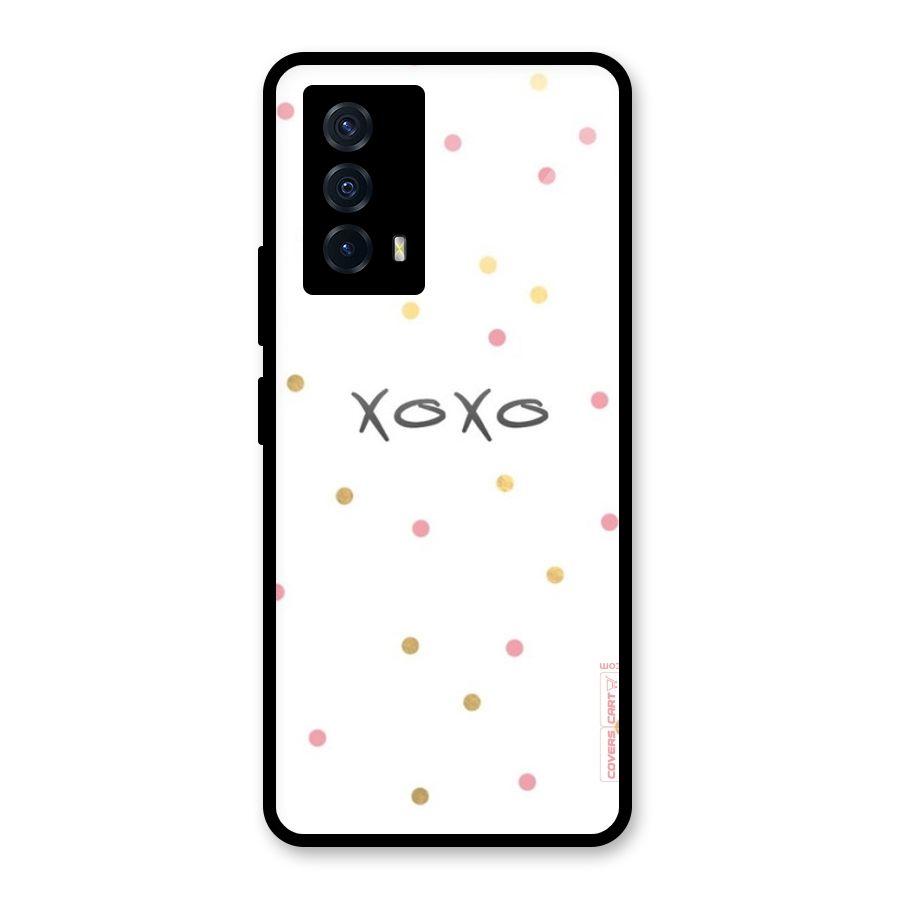 Polka Hugs Glass Back Case for Vivo iQOO Z5