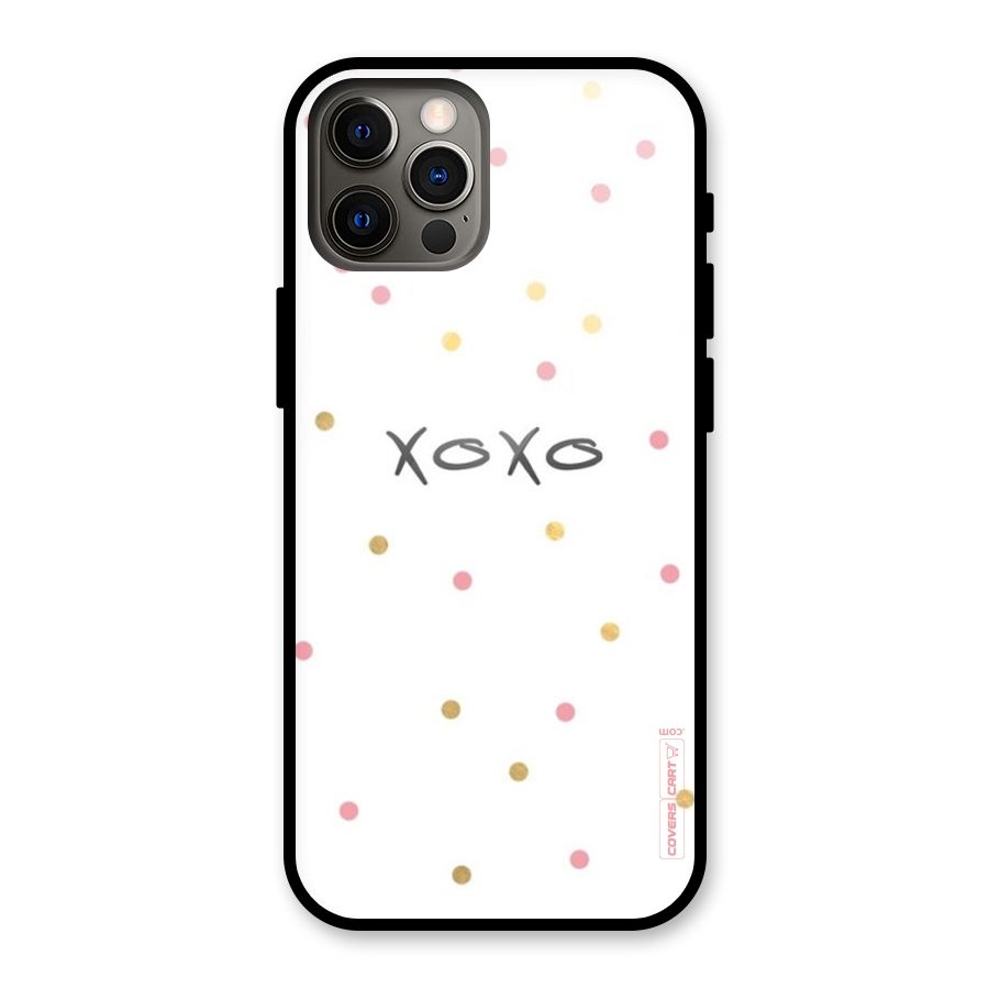 Polka Hugs Glass Back Case for iPhone 12 Pro