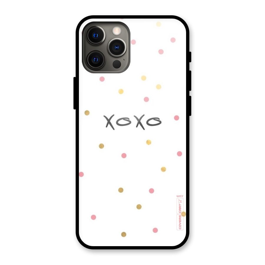 Polka Hugs Glass Back Case for iPhone 12 Pro Max