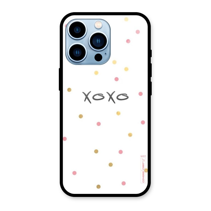 Polka Hugs Glass Back Case for iPhone 13 Pro