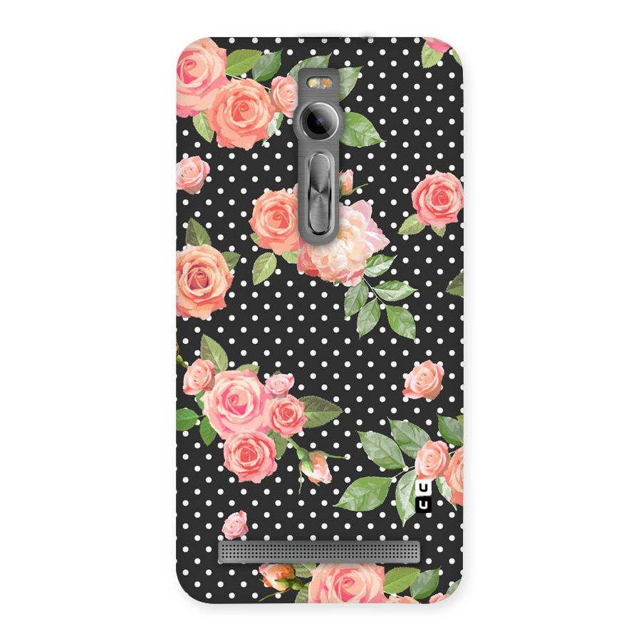Polka Peach Back Case for Asus Zenfone 2