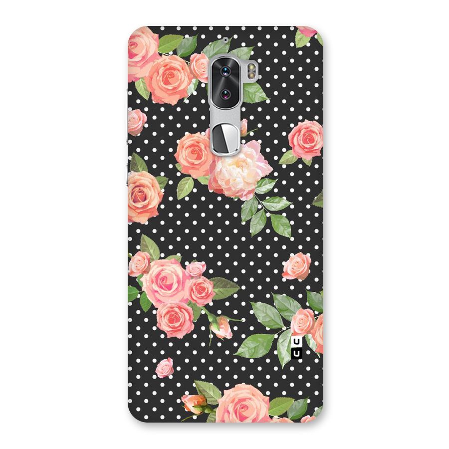 Polka Peach Back Case for Coolpad Cool 1