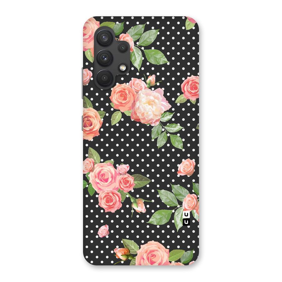 Polka Peach Back Case for Galaxy A32