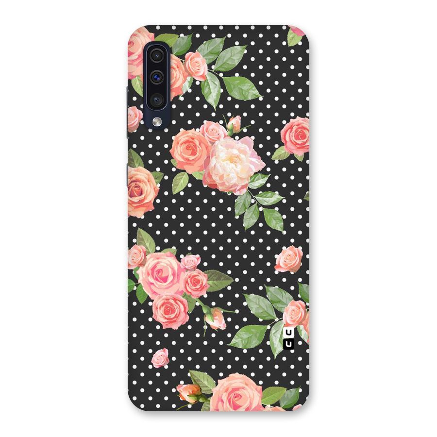 Polka Peach Back Case for Galaxy A50