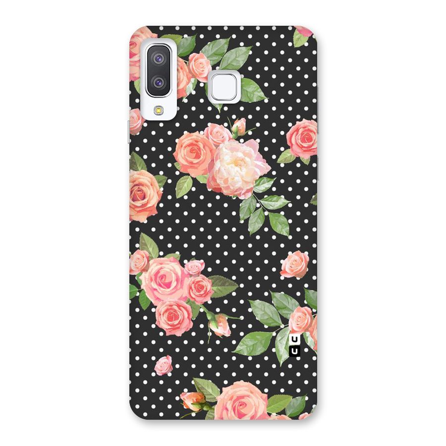 Polka Peach Back Case for Galaxy A8 Star