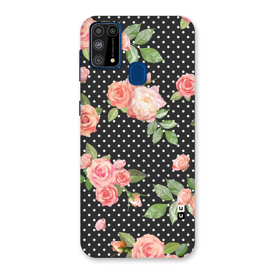 Polka Peach Back Case for Galaxy F41