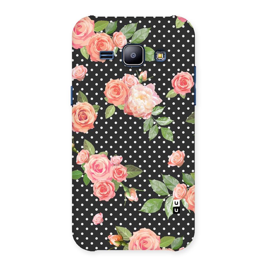 Polka Peach Back Case for Galaxy J1