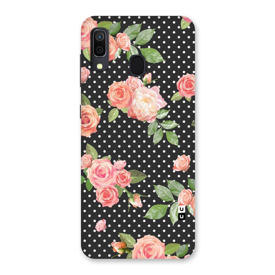 Polka Peach Back Case for Galaxy M10s