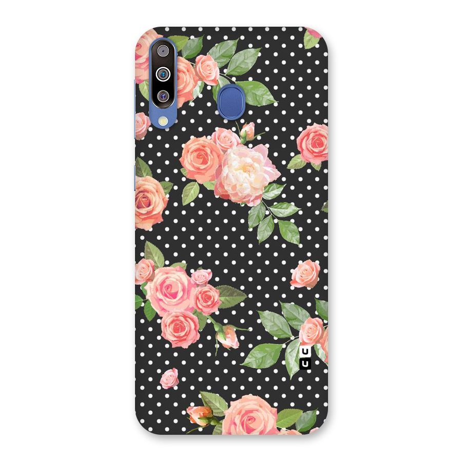 Polka Peach Back Case for Galaxy M30