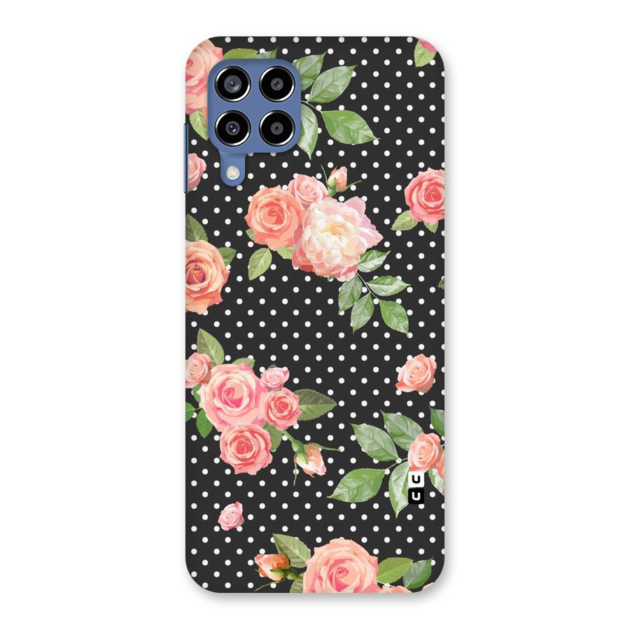 Polka Peach Back Case for Galaxy M53 5G