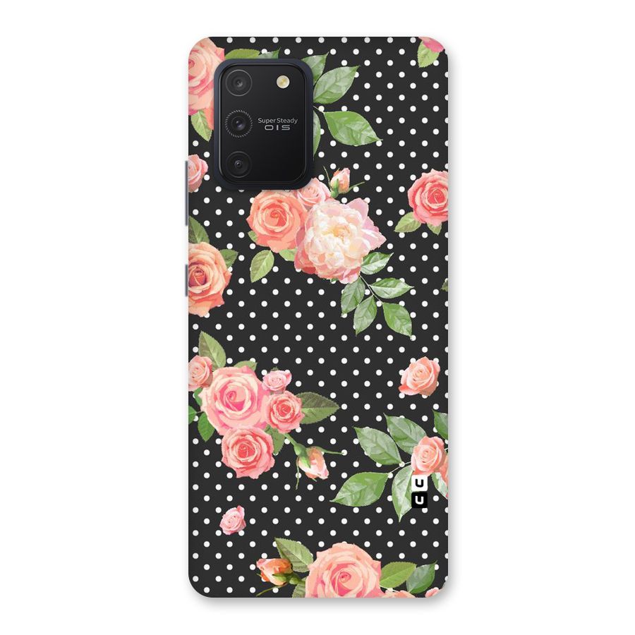 Polka Peach Back Case for Galaxy S10 Lite
