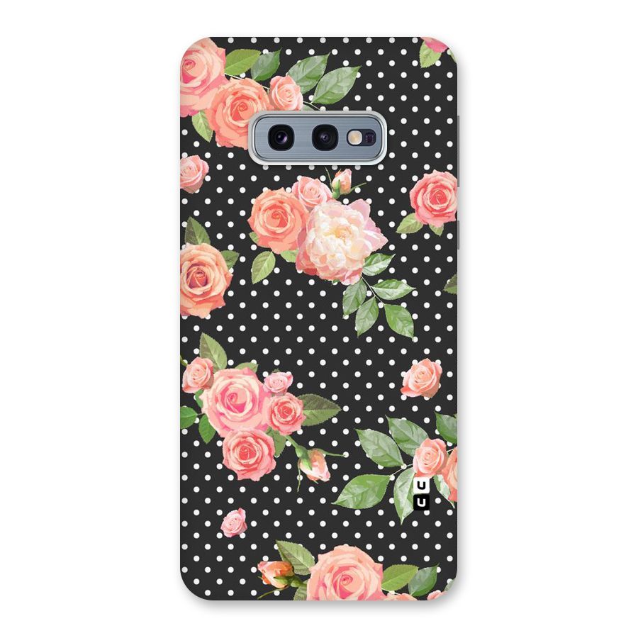 Polka Peach Back Case for Galaxy S10e
